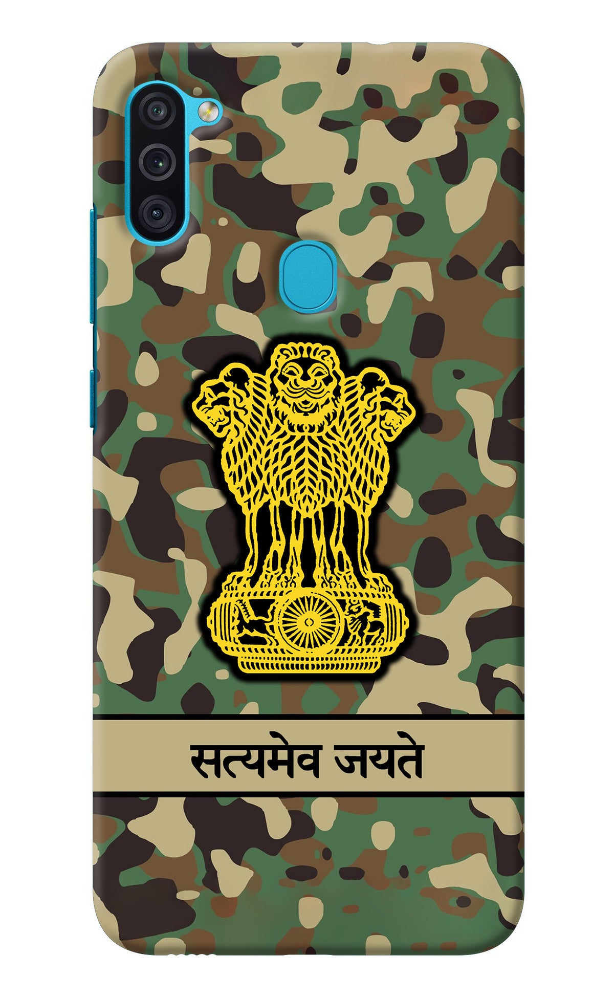 Satyamev Jayate Army Samsung M11 Back Cover