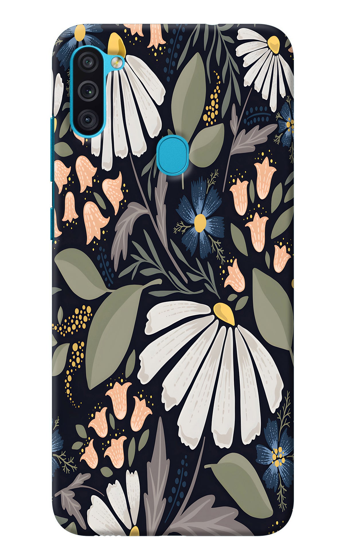 Flowers Art Samsung M11 Back Cover