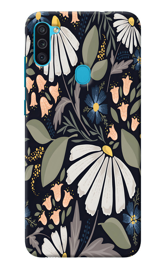 Flowers Art Samsung M11 Back Cover