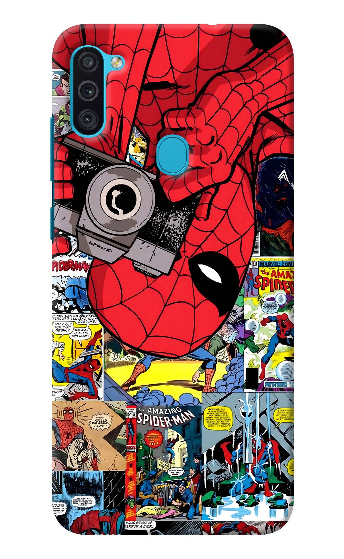 Spider Man Samsung M11 Back Cover