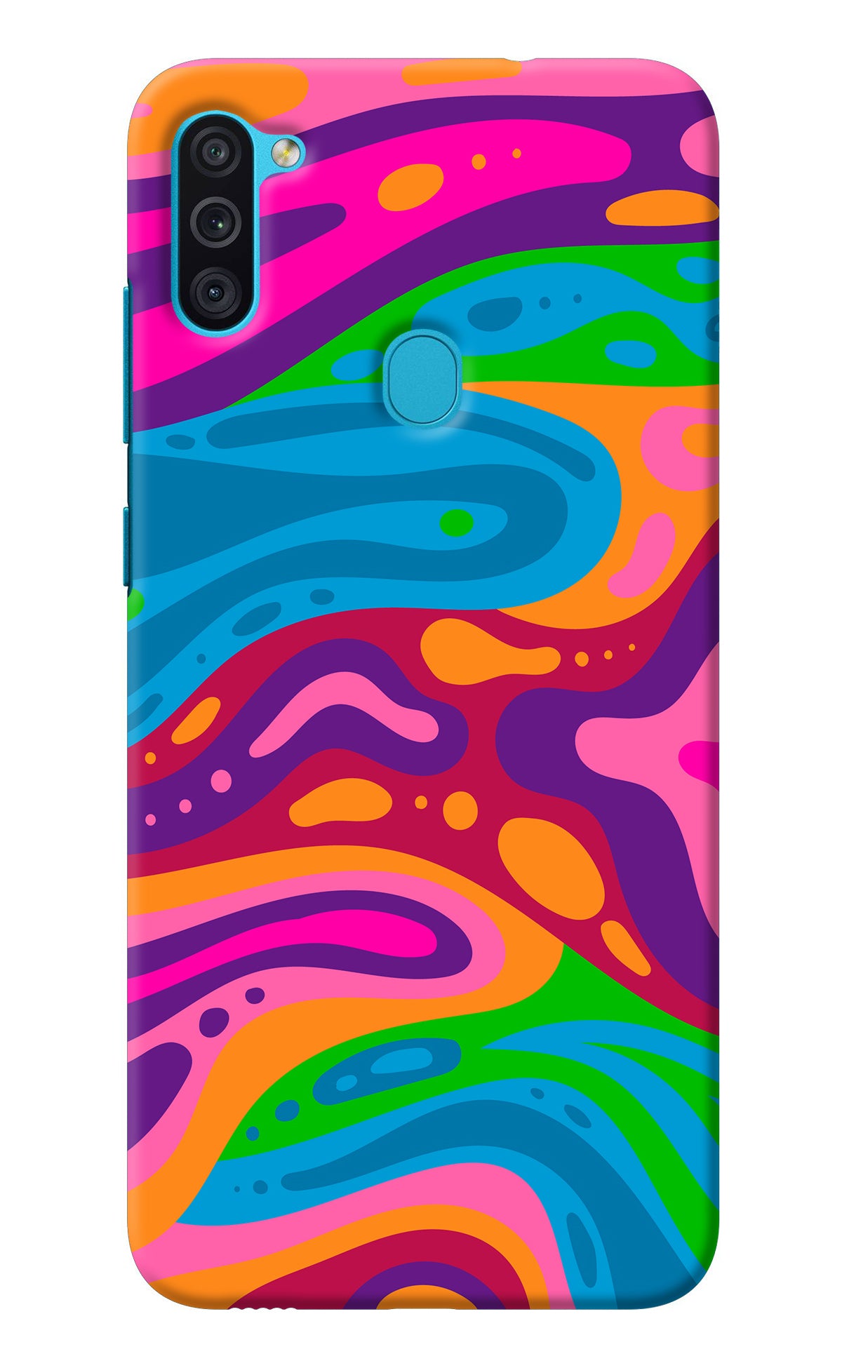 Trippy Pattern Samsung M11 Back Cover