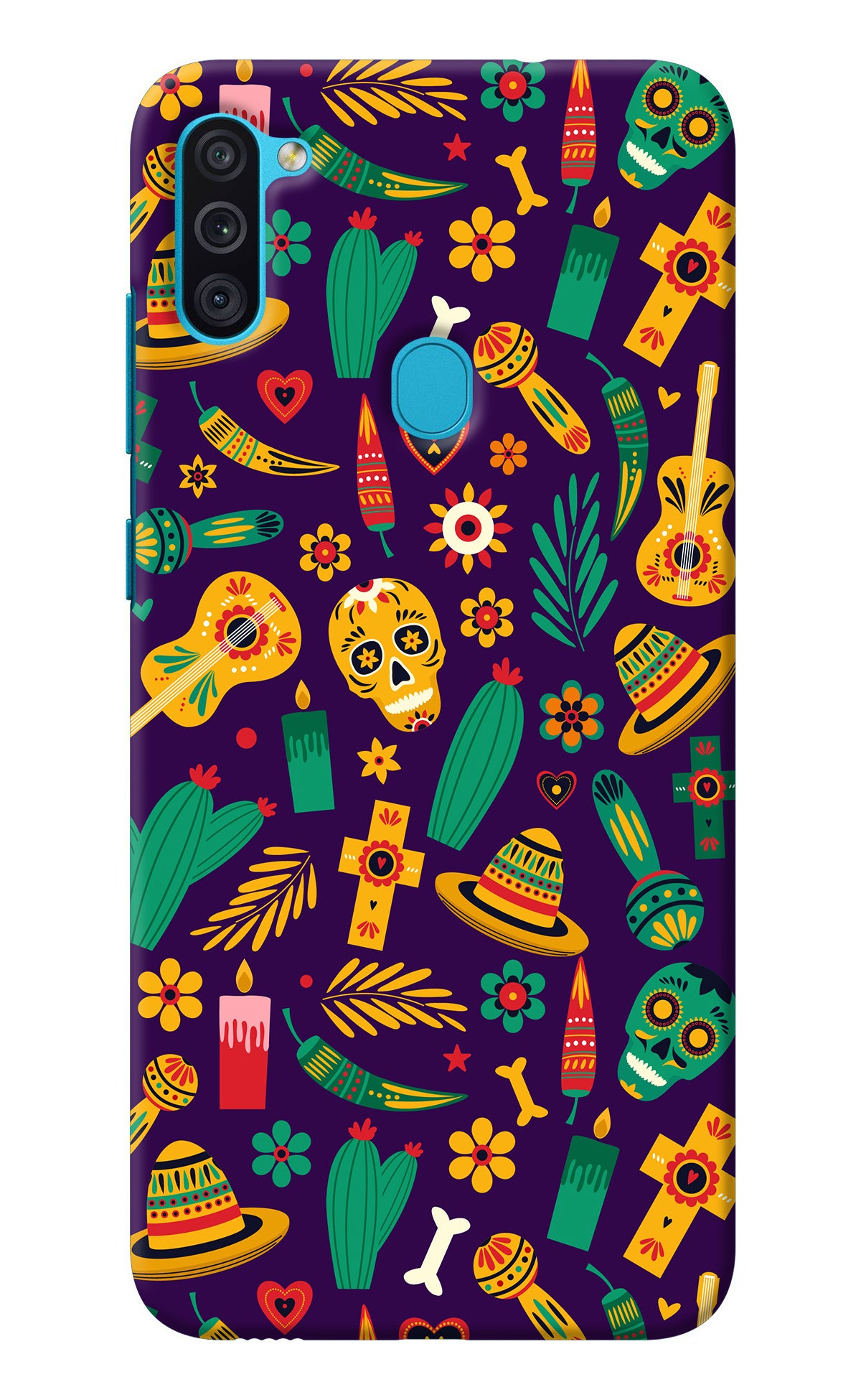 Mexican Artwork Samsung M11 Back Cover