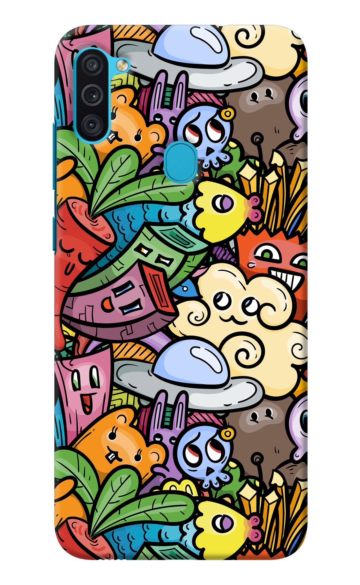 Veggie Doodle Samsung M11 Back Cover