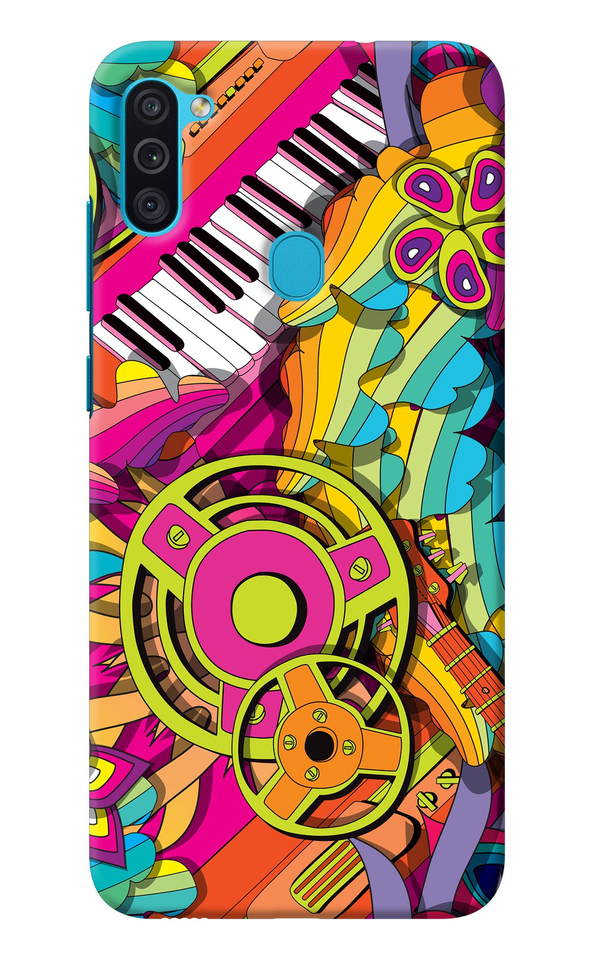 Music Doodle Samsung M11 Back Cover