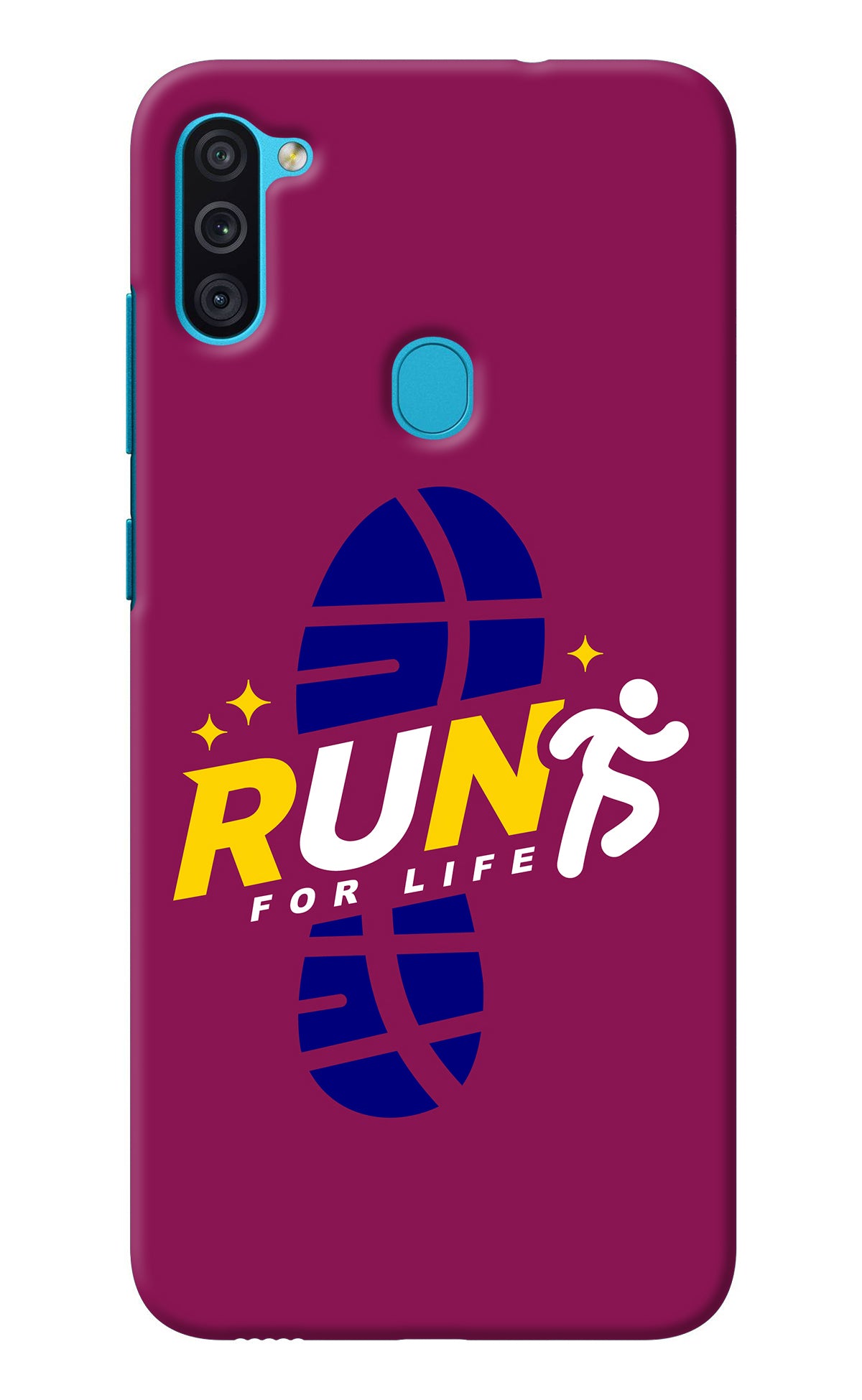 Run for Life Samsung M11 Back Cover