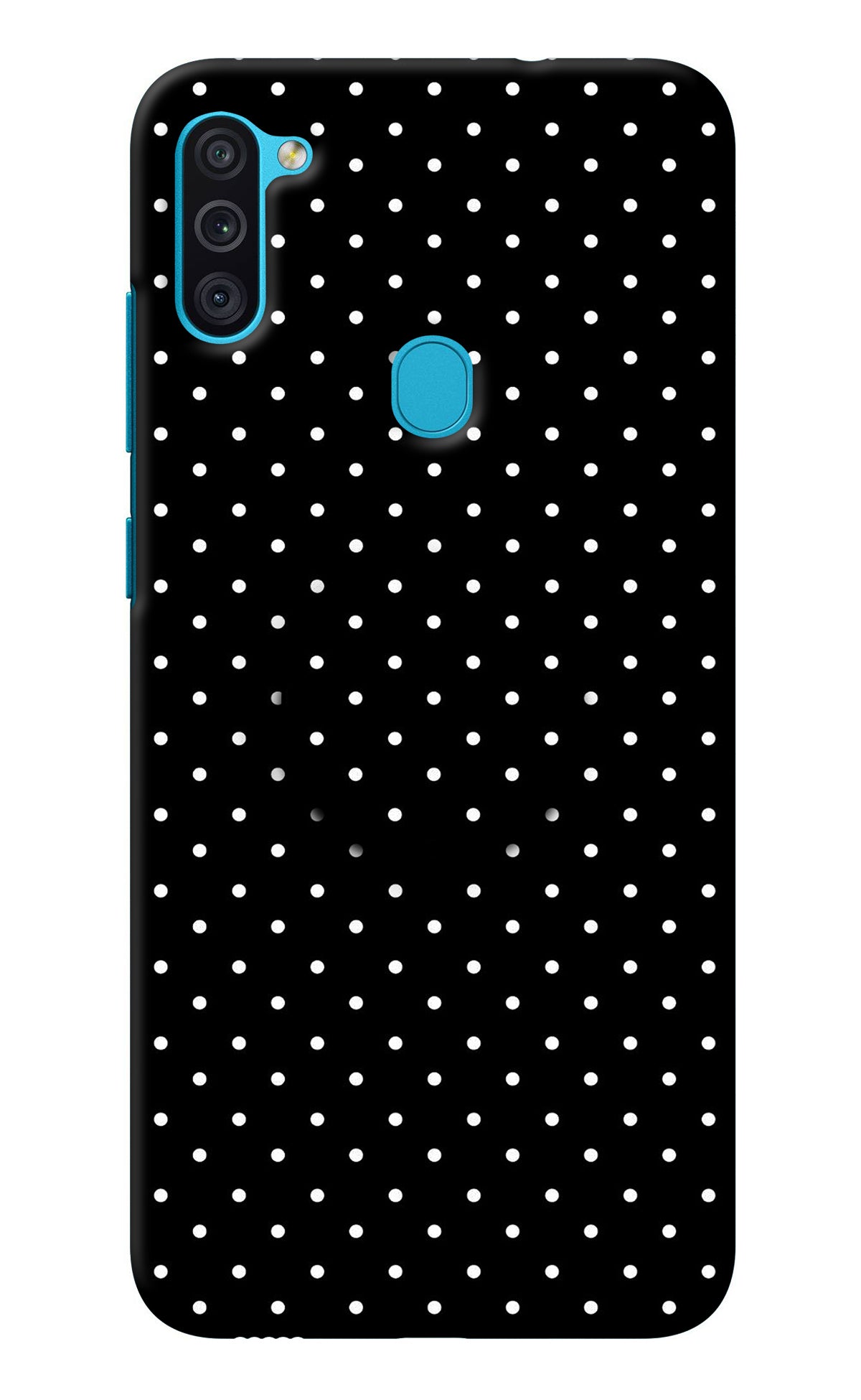 White Dots Samsung M11 Pop Case