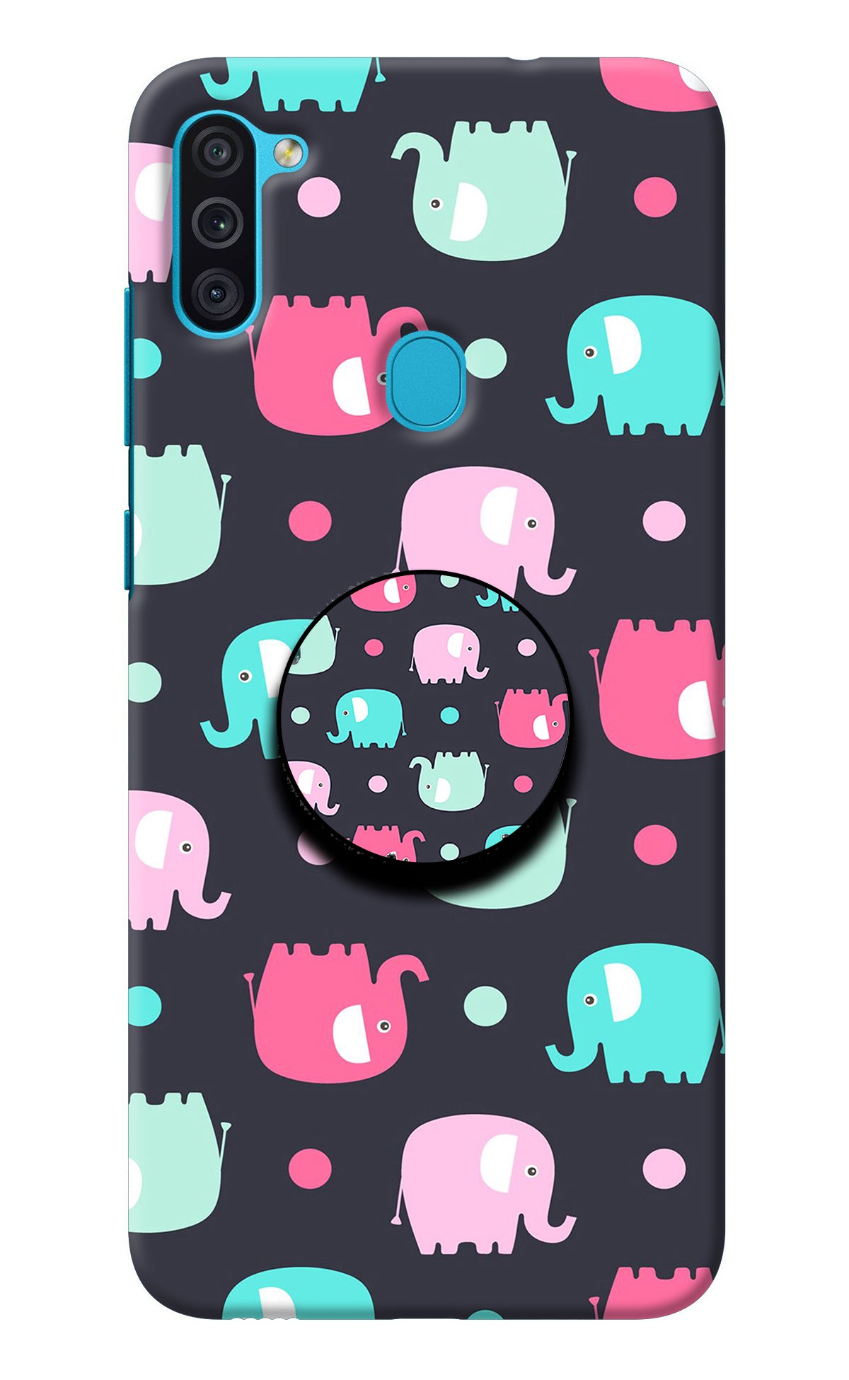 Baby Elephants Samsung M11 Pop Case