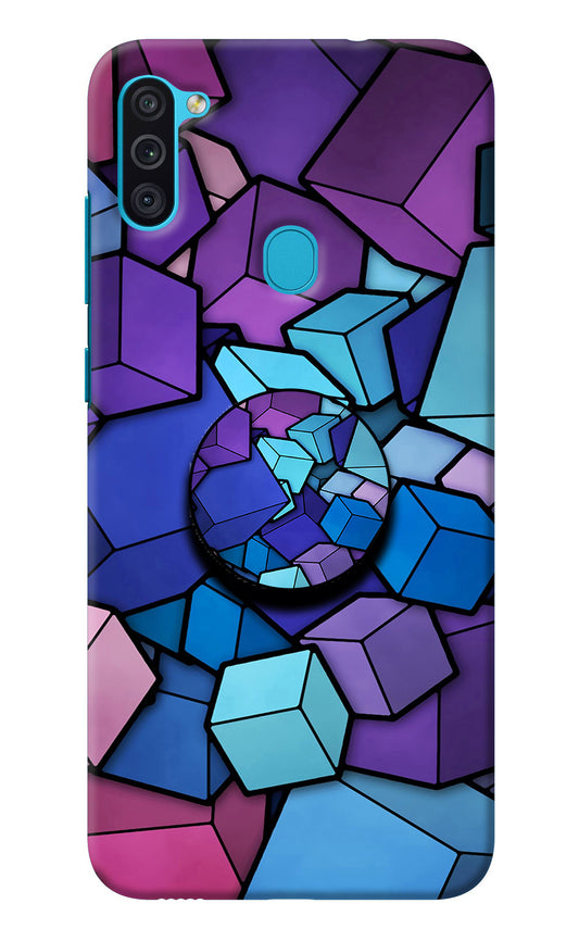 Cubic Abstract Samsung M11 Pop Case