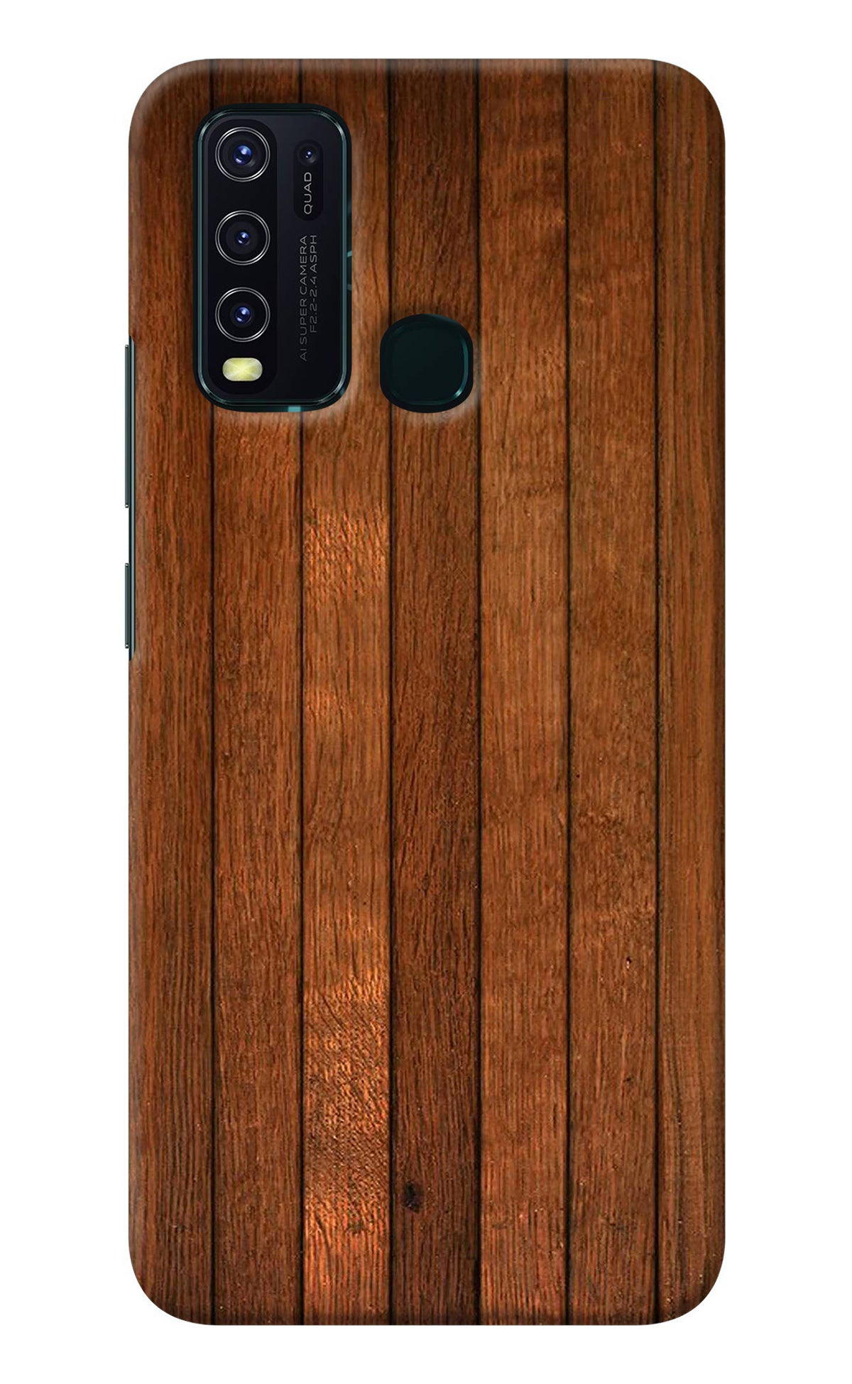 Wooden Artwork Bands Vivo Y30/Y50 Back Cover