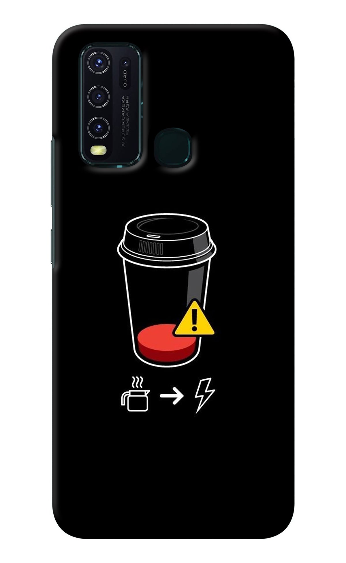 Coffee Vivo Y30/Y50 Back Cover