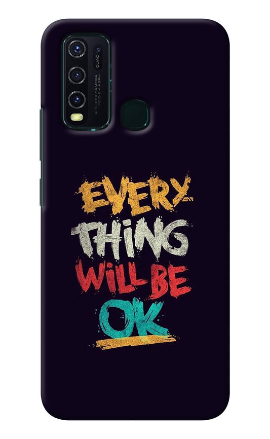 Everything Will Be Ok Vivo Y30/Y50 Back Cover
