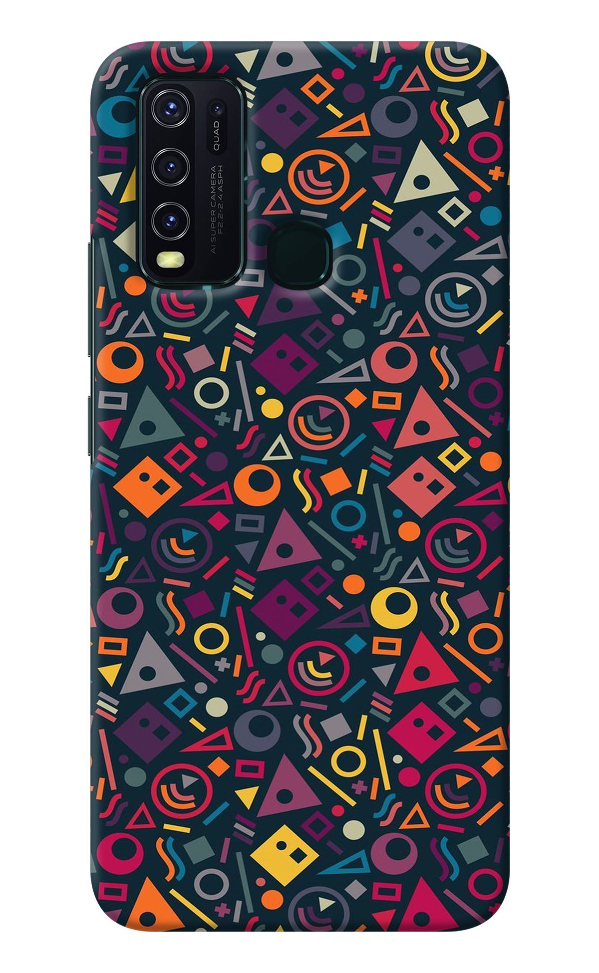 Geometric Abstract Vivo Y30/Y50 Back Cover