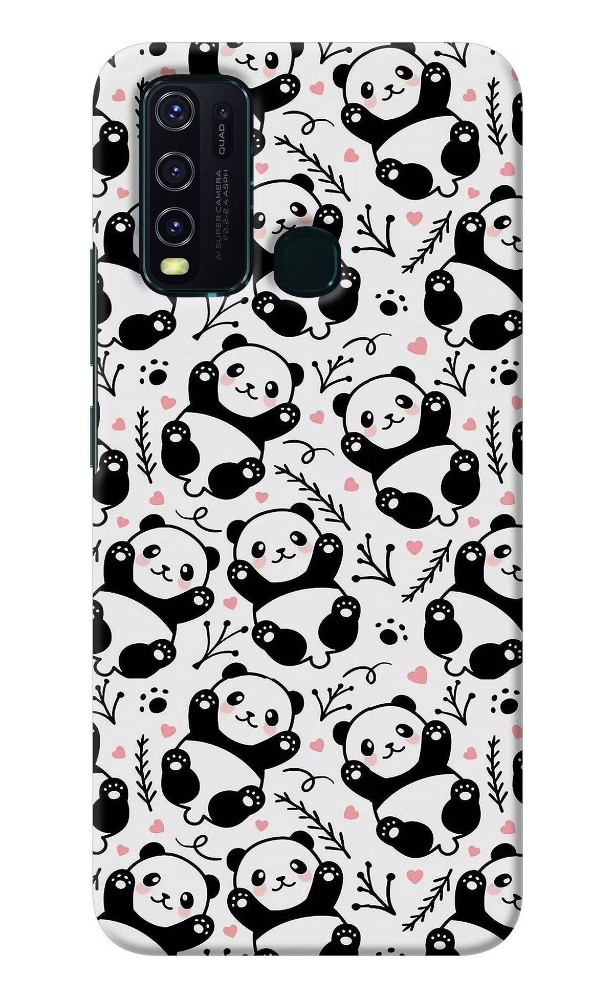 Cute Panda Vivo Y30/Y50 Back Cover