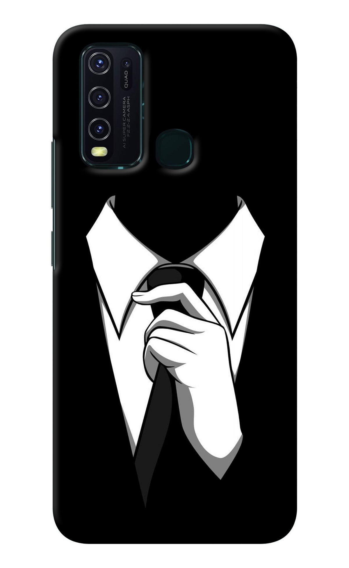 Black Tie Vivo Y30/Y50 Back Cover