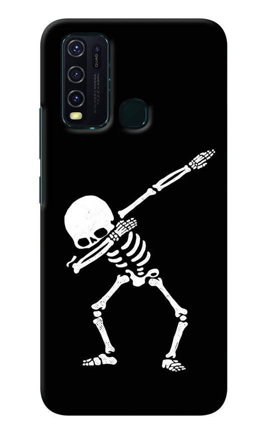 Dabbing Skeleton Art Vivo Y30/Y50 Back Cover