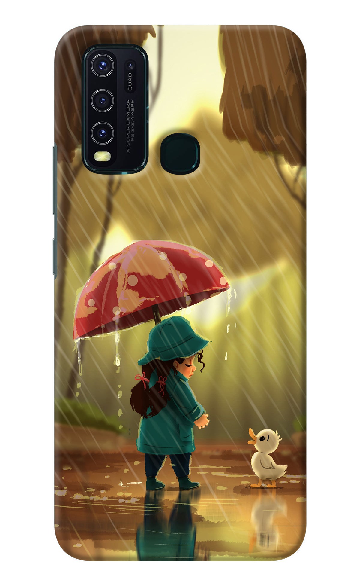 Rainy Day Vivo Y30/Y50 Back Cover