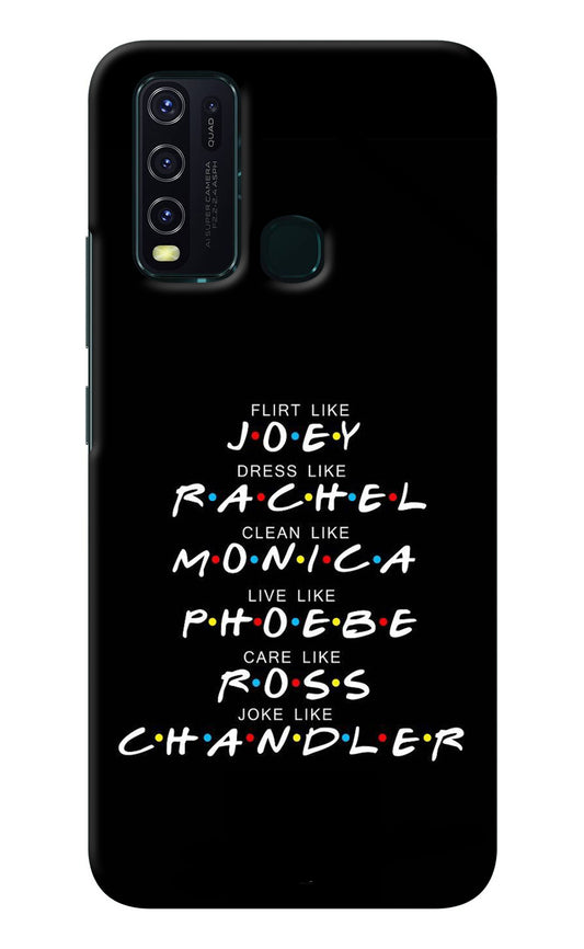 FRIENDS Character Vivo Y30/Y50 Back Cover