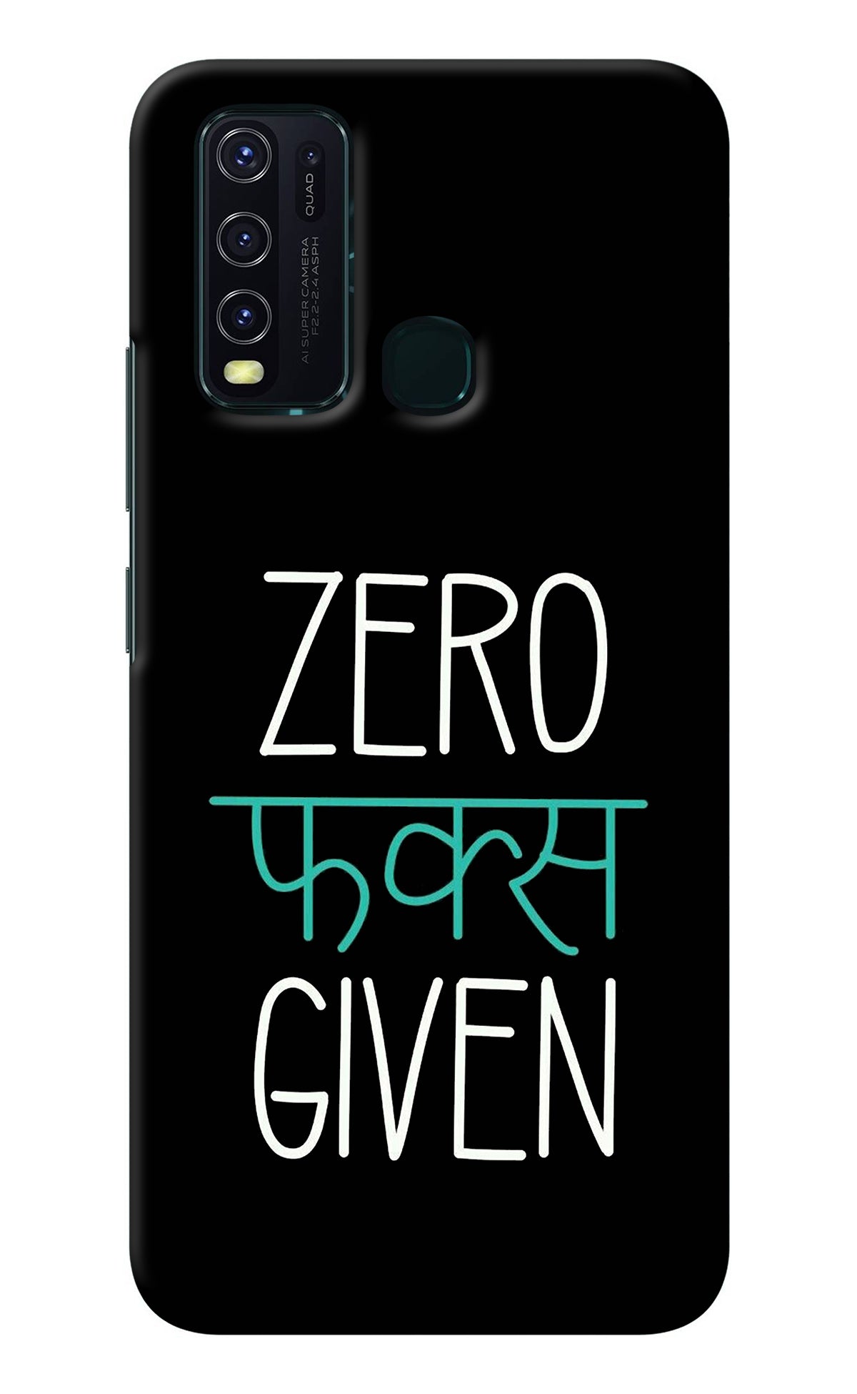 Zero Fucks Given Vivo Y30/Y50 Back Cover