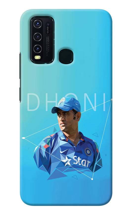 Dhoni Artwork Vivo Y30/Y50 Back Cover