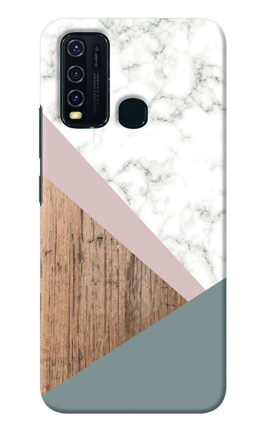 Marble wood Abstract Vivo Y30/Y50 Back Cover