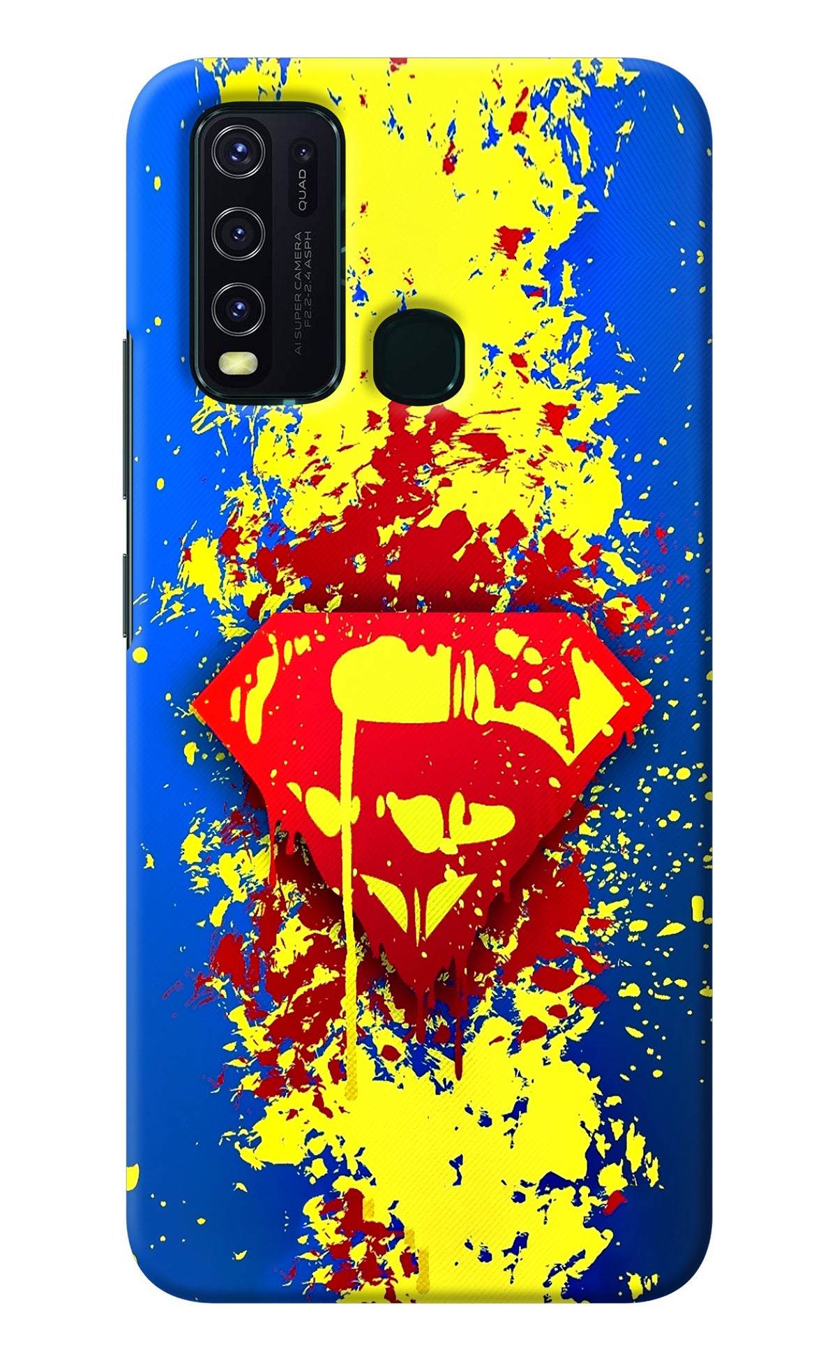 Superman logo Vivo Y30/Y50 Back Cover