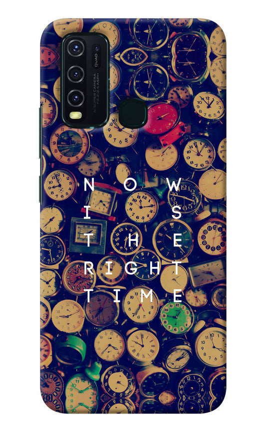 Now is the Right Time Quote Vivo Y30/Y50 Back Cover