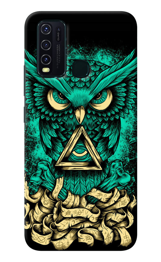 Green Owl Vivo Y30/Y50 Back Cover