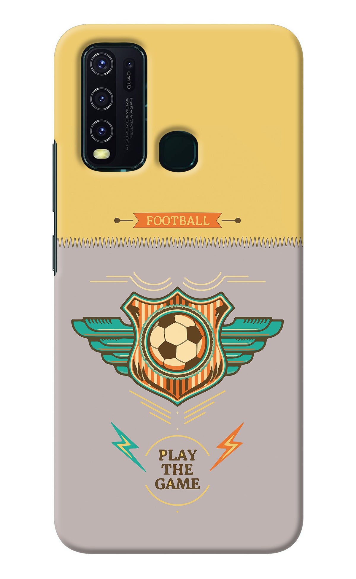 Football Vivo Y30/Y50 Back Cover