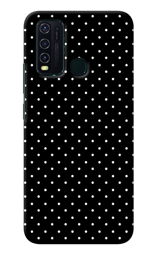 White Dots Vivo Y30/Y50 Back Cover