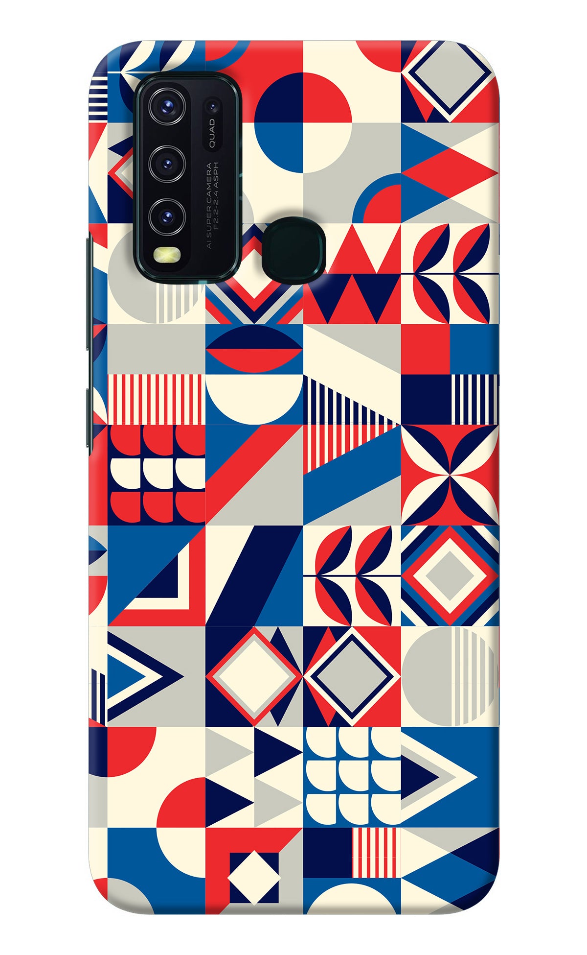 Colorful Pattern Vivo Y30/Y50 Back Cover