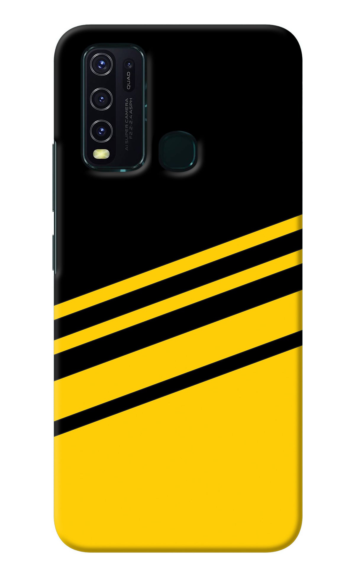 Yellow Shades Vivo Y30/Y50 Back Cover