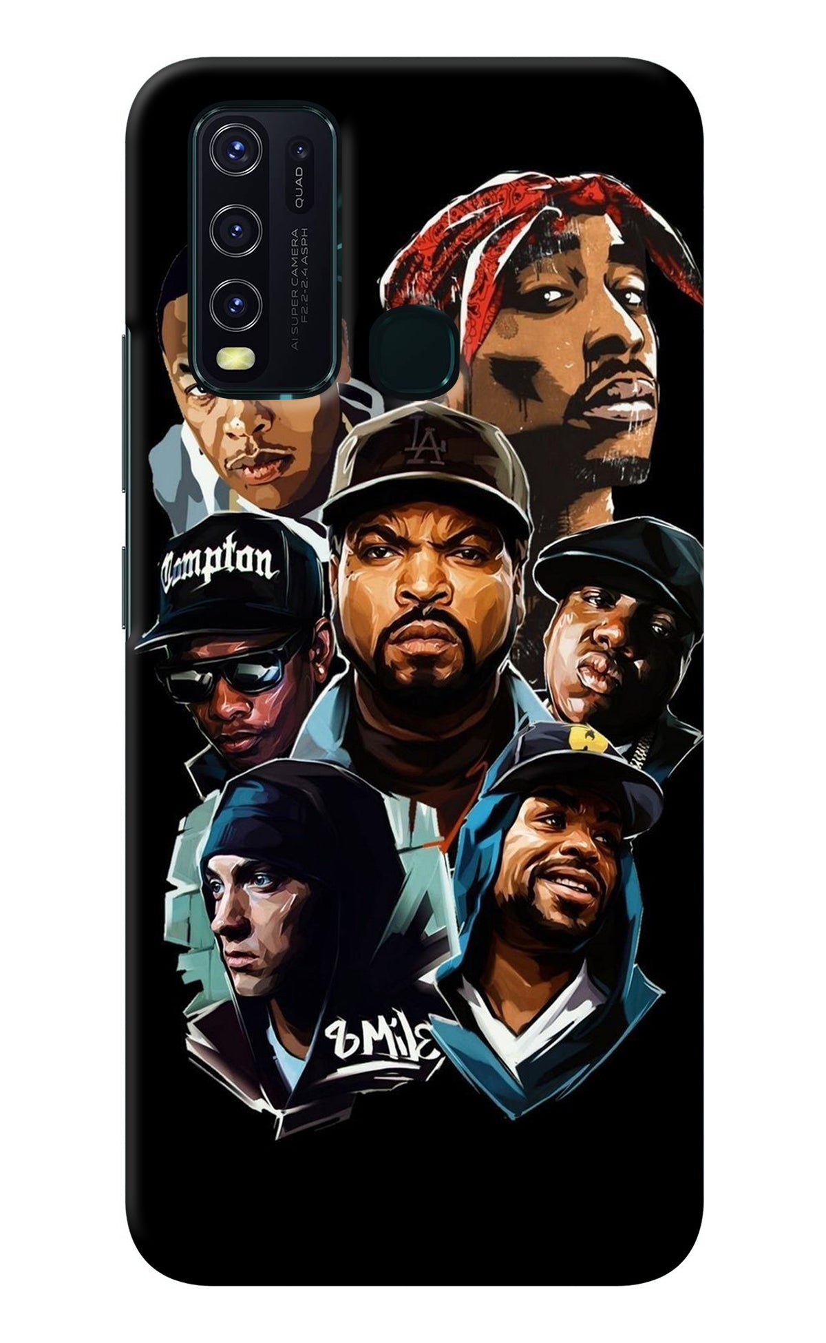 Rappers Vivo Y30/Y50 Back Cover