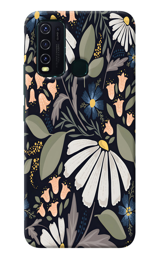 Flowers Art Vivo Y30/Y50 Back Cover