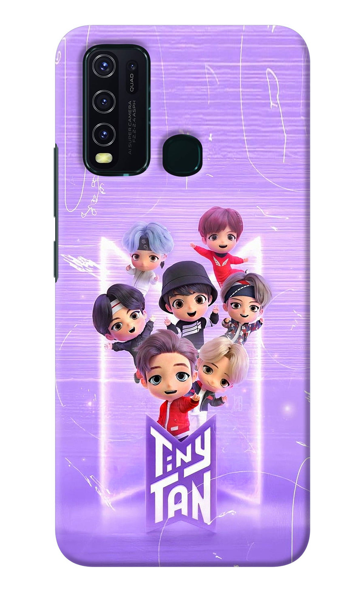 BTS Tiny Tan Vivo Y30/Y50 Back Cover