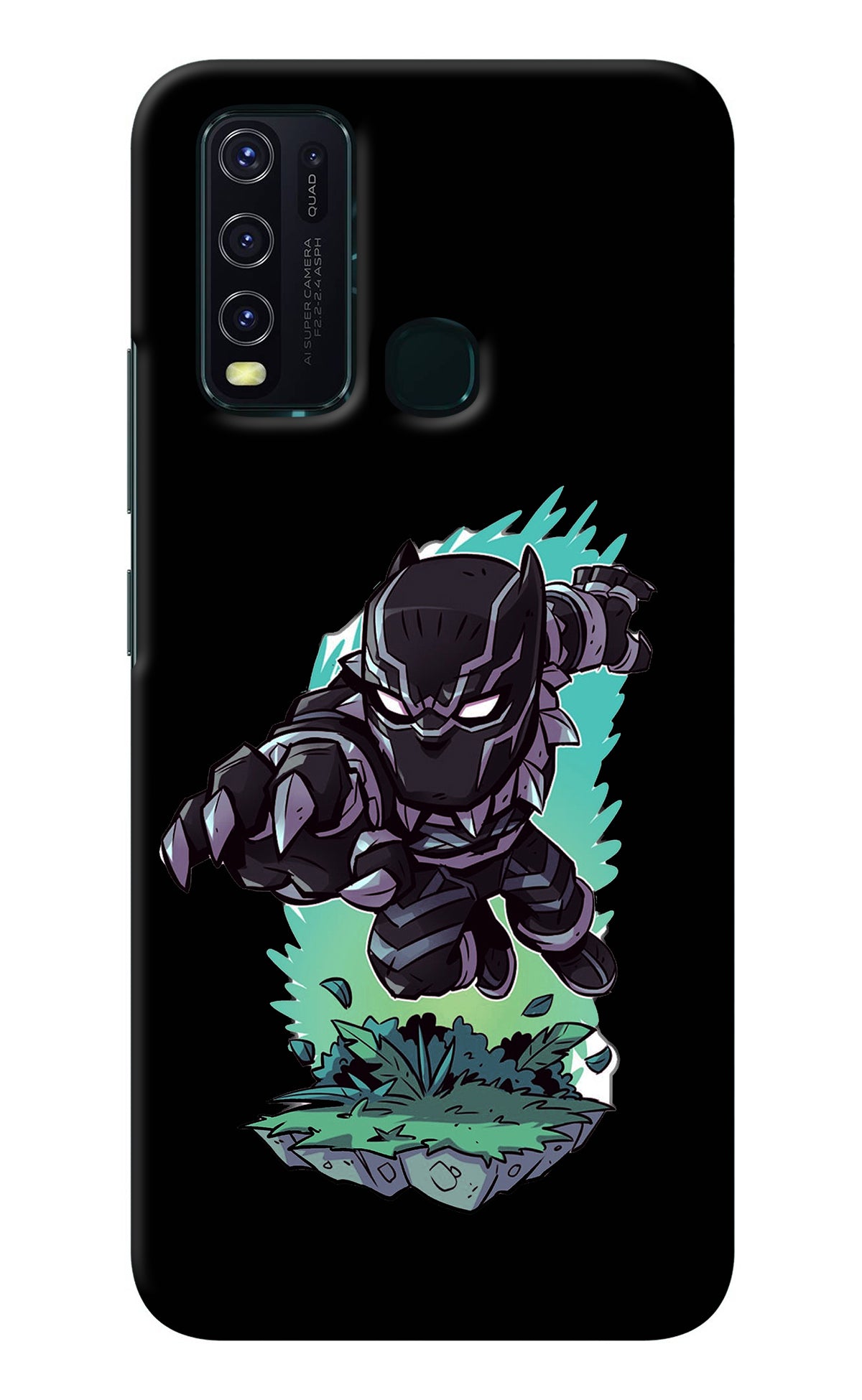 Black Panther Vivo Y30/Y50 Back Cover