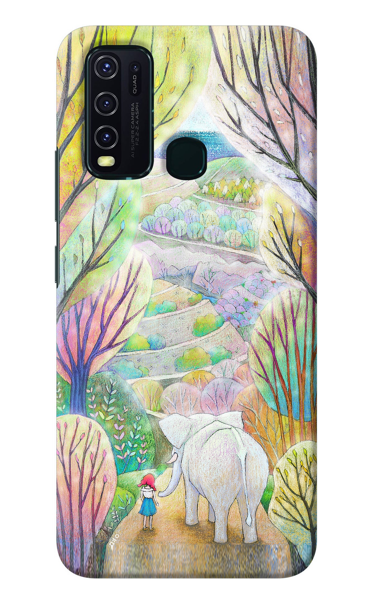 Nature Painting Vivo Y30/Y50 Back Cover