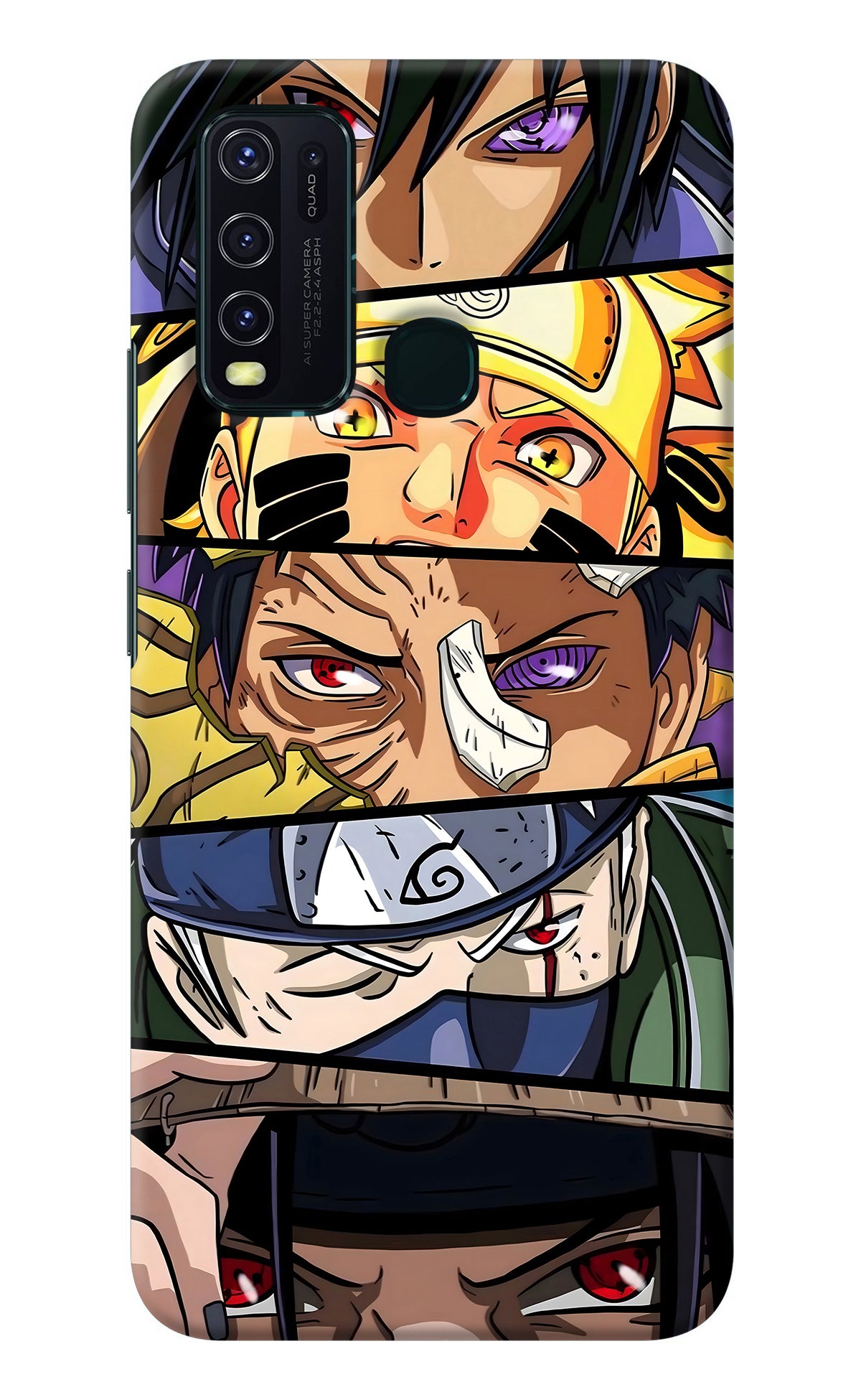 Naruto Character Vivo Y30/Y50 Back Cover