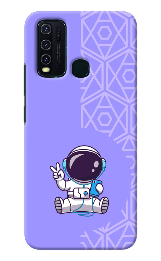 Cute Astronaut Chilling Vivo Y30/Y50 Back Cover