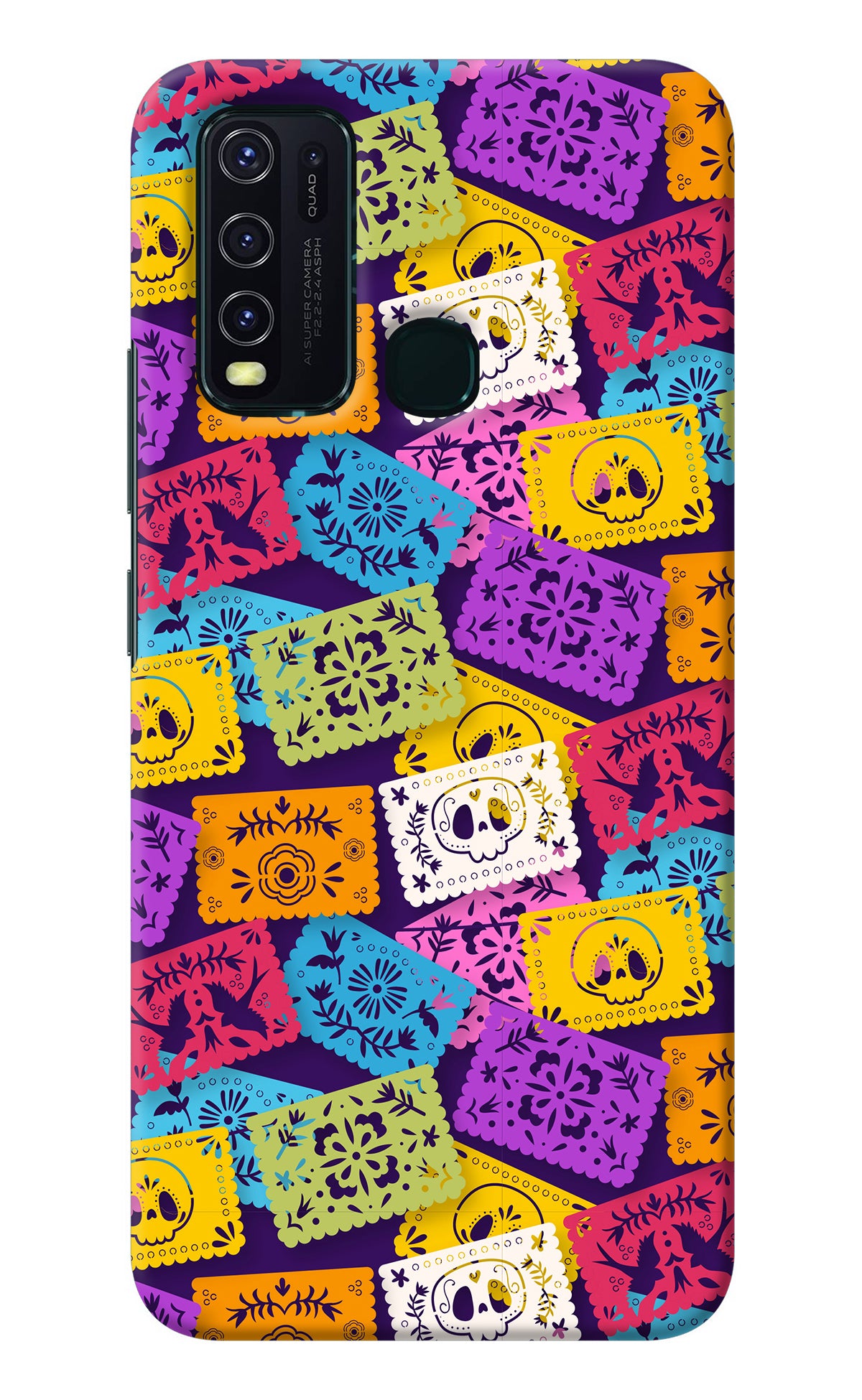 Mexican Pattern Vivo Y30/Y50 Back Cover