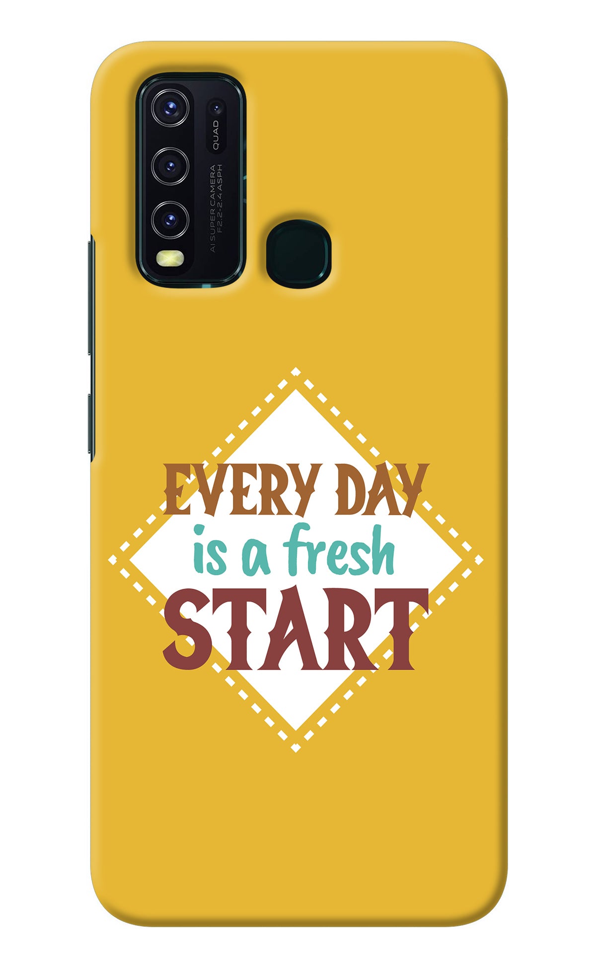 Every day is a Fresh Start Vivo Y30/Y50 Back Cover