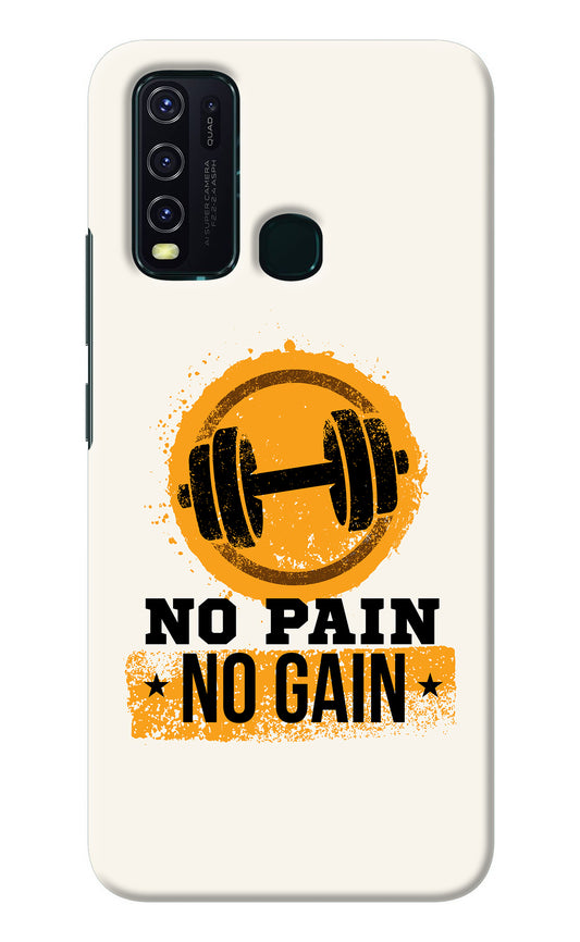 No Pain No Gain Vivo Y30/Y50 Back Cover