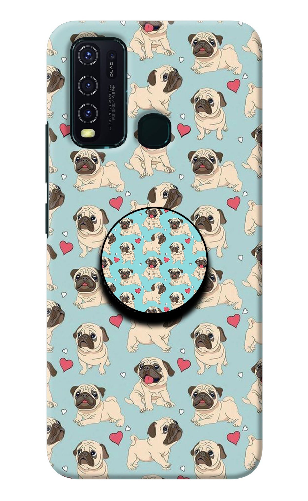 Pug Dog Vivo Y30/Y50 Pop Case