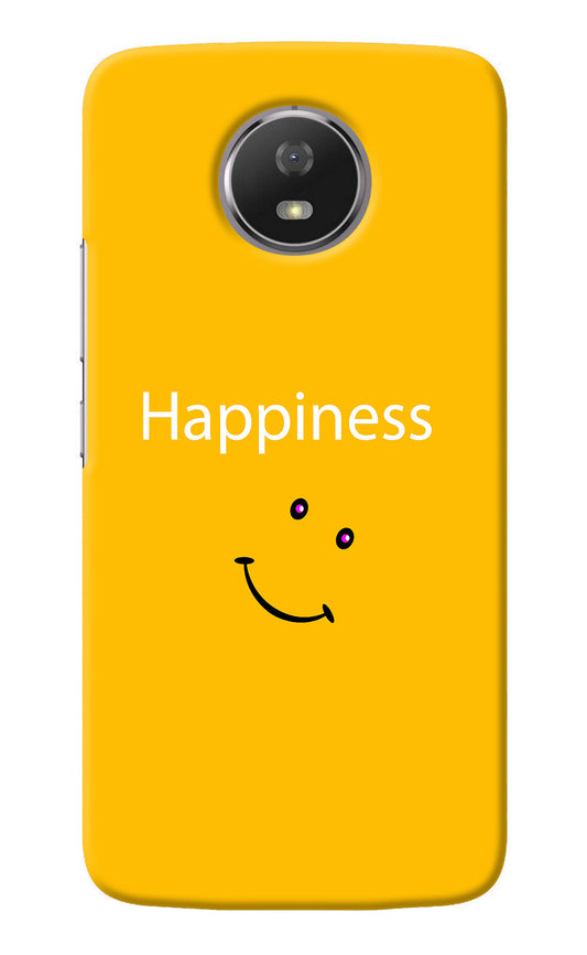 Happiness With Smiley Moto G5S Back Cover