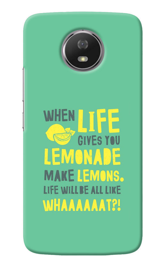 Quote Moto G5S Back Cover