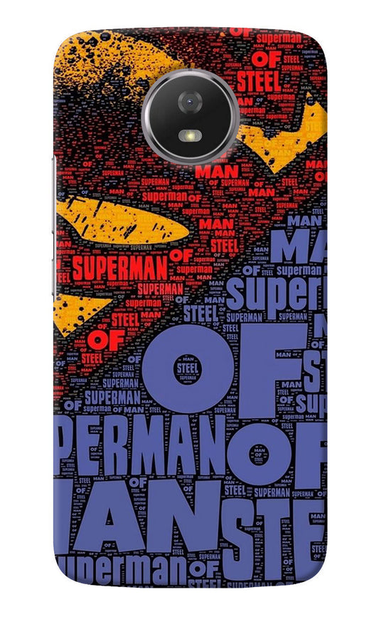 Superman Moto G5S Back Cover