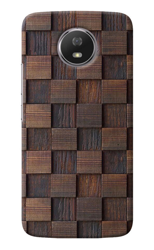 Wooden Cube Design Moto G5S Back Cover