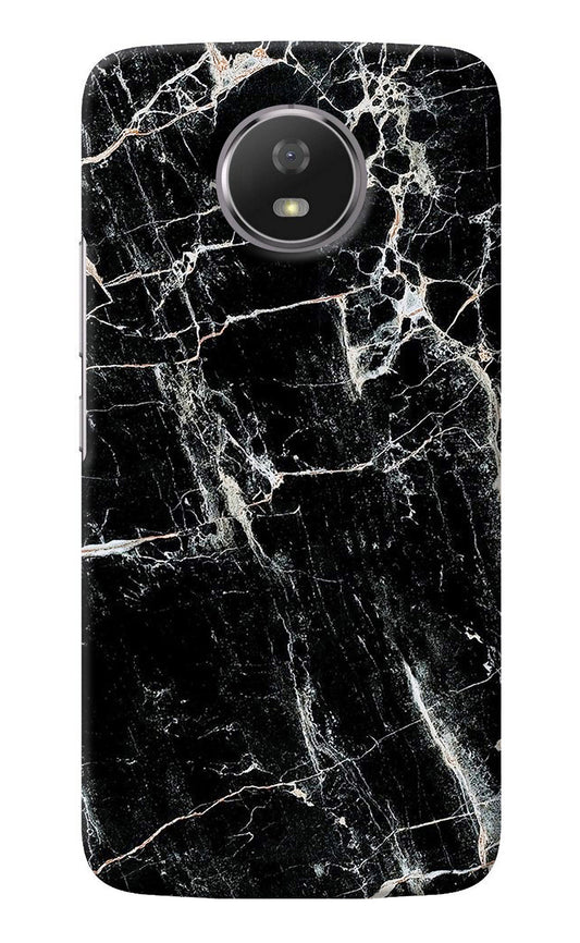 Black Marble Texture Moto G5S Back Cover