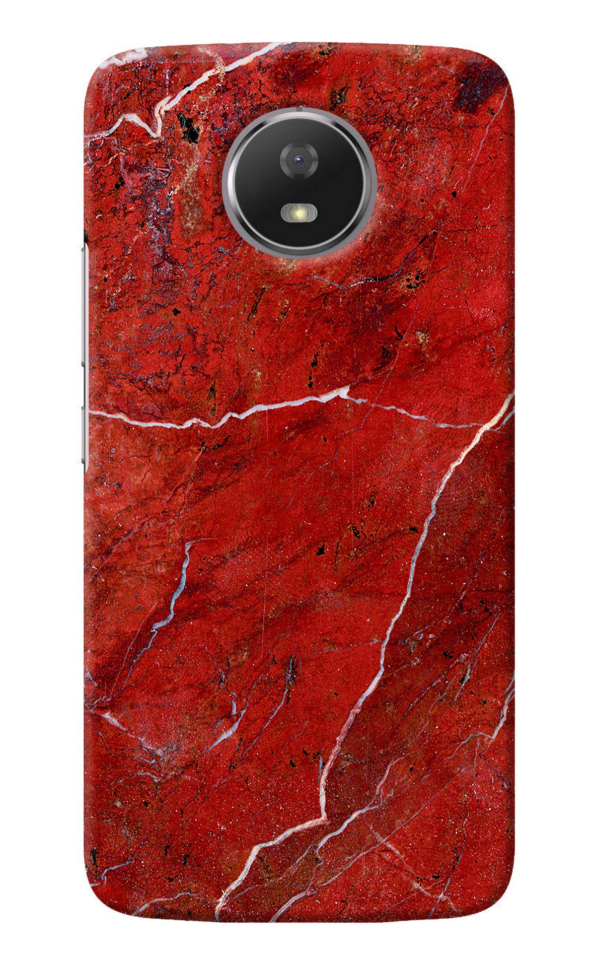Red Marble Design Moto G5S Back Cover