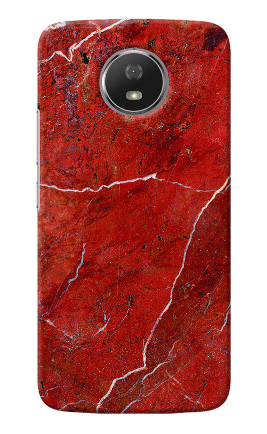 Red Marble Design Moto G5S Back Cover
