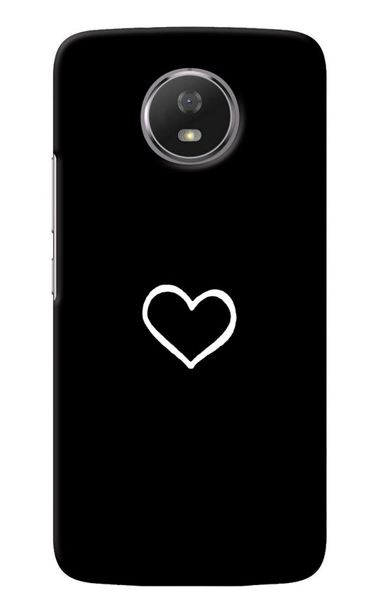 Heart Moto G5S Back Cover